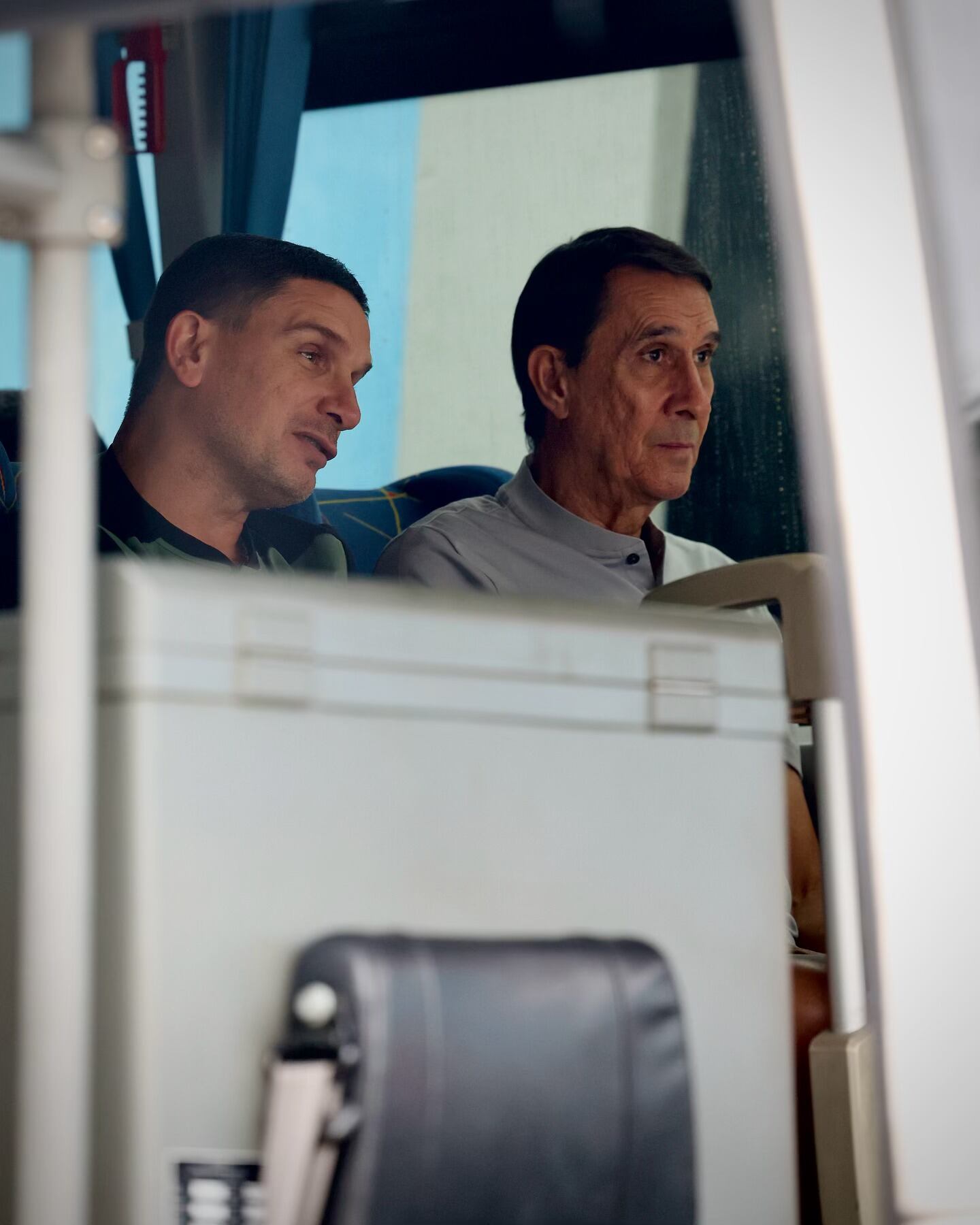 Juliano Fontana y Alexandre Guimaraes pasan en contacto permanente todo el día.