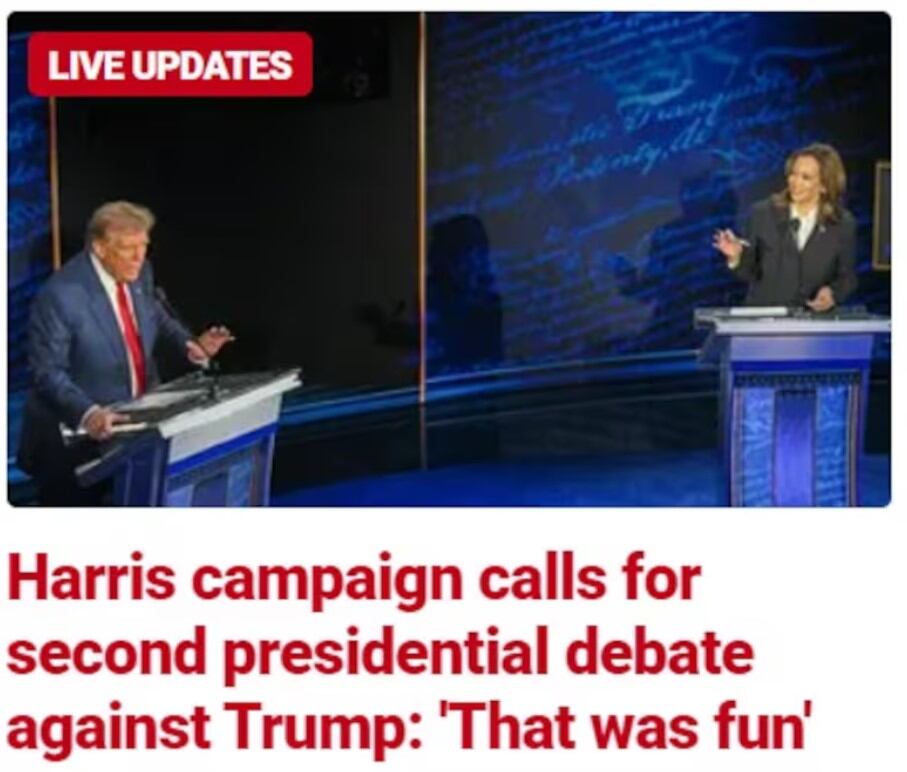 La portada de Fox News tras el debate.