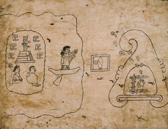 La salida de los aztecas de Aztlán (1111-1116 d. C) en el códice: Tira de la peregrinación. Arqueología Mexicana, N.º 31, 2009.