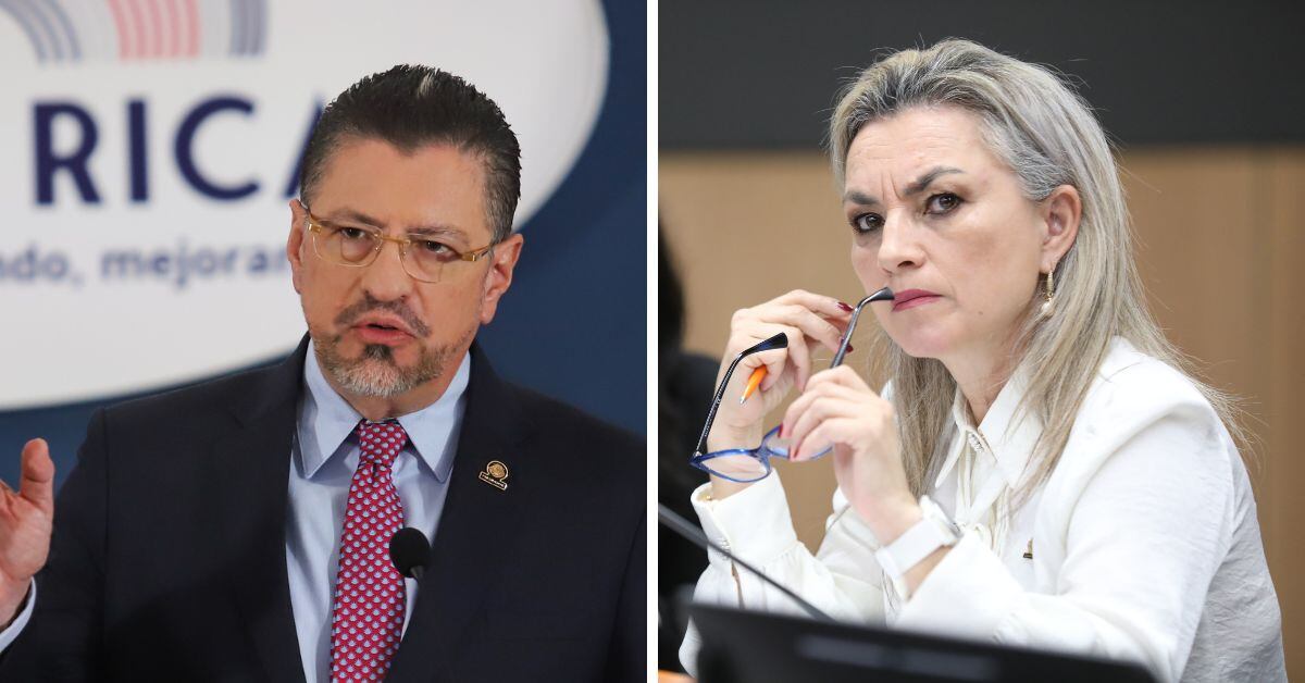 Rodrigo Chaves. Kattia Cambronero.