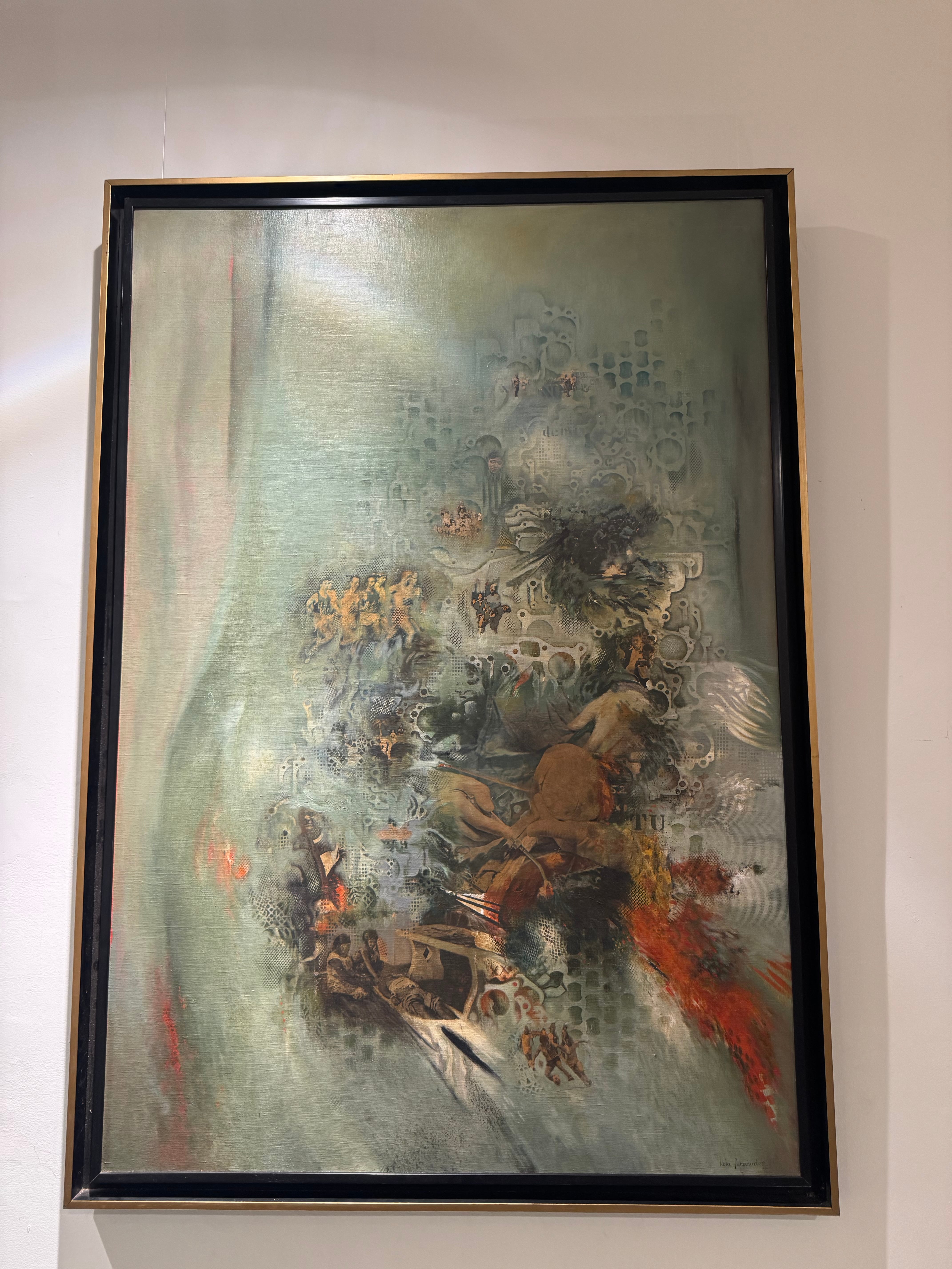 En una Italia aún reacia a la abstracción, Fernández produjo obras que desafiaban la enseñanza académica.