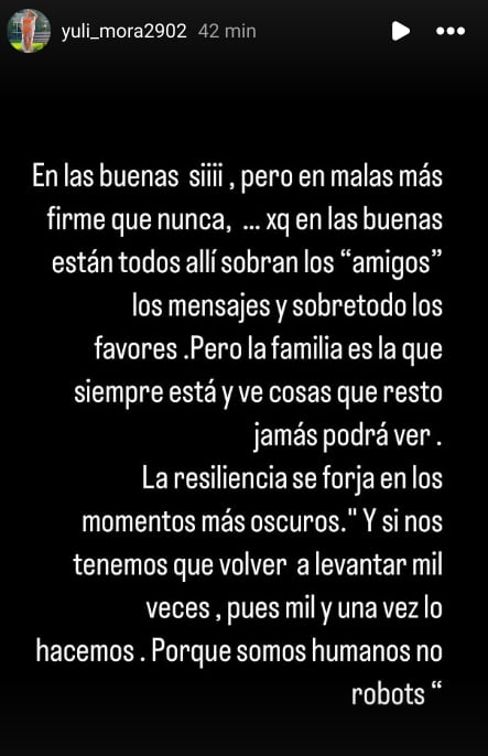 Yulieth Granados, esposa de Leonel Moreira salió a defender a su marido, luego de la derrota contra Herediano. Captura de pantalla.