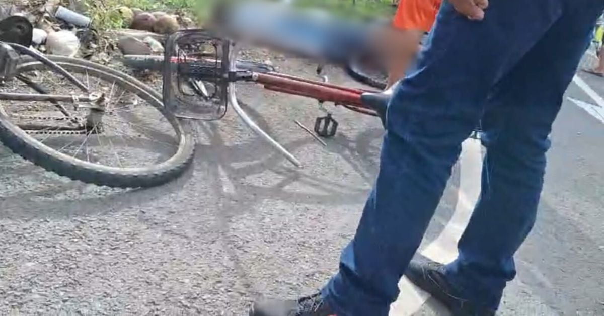 El menor viajaba en bicicleta cuando fue abordado por dos sujetos, quienes le dispararon en repetidas ocasiones. (Foto: suministrada por Reiner Montero, corresponsal GN)