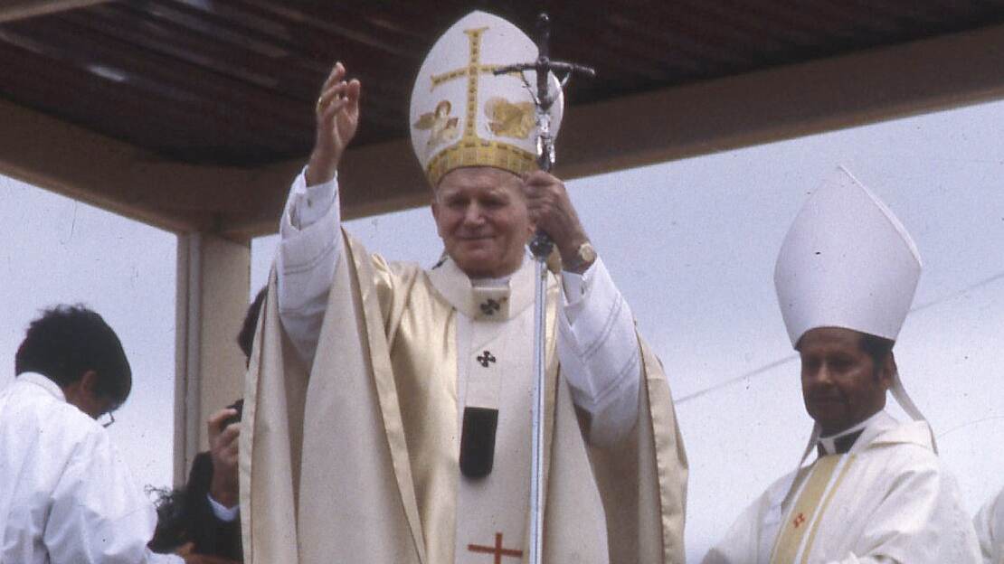 18/03/2020. Visita del Papa Juan Pablo II a Costa Rica en marzo de 1983. Foto: Fotógrafos/ La Nación.