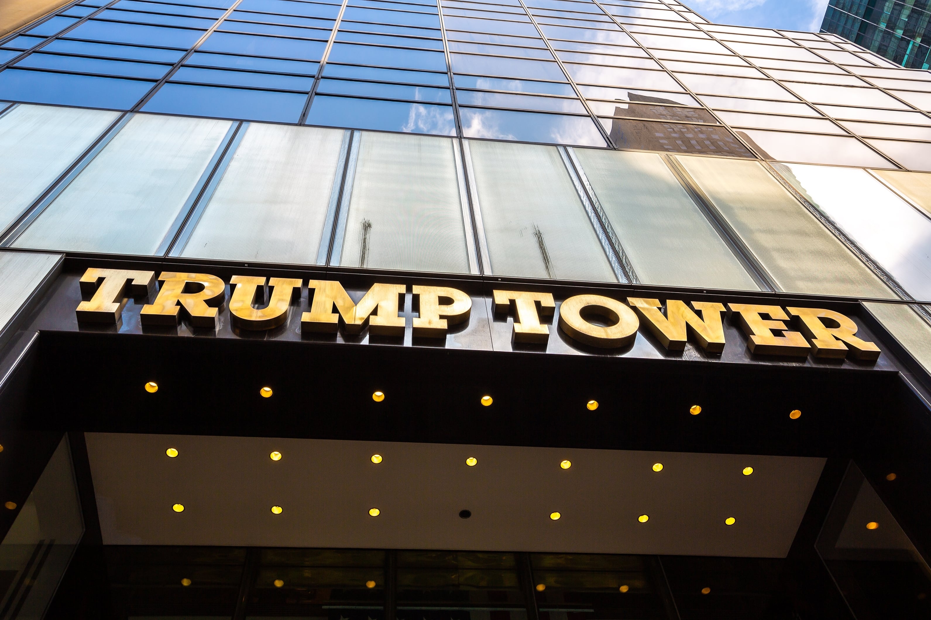 Edificio de la Torre Trump en la ciudad de Nueva York, Nueva York, Estados Unidos