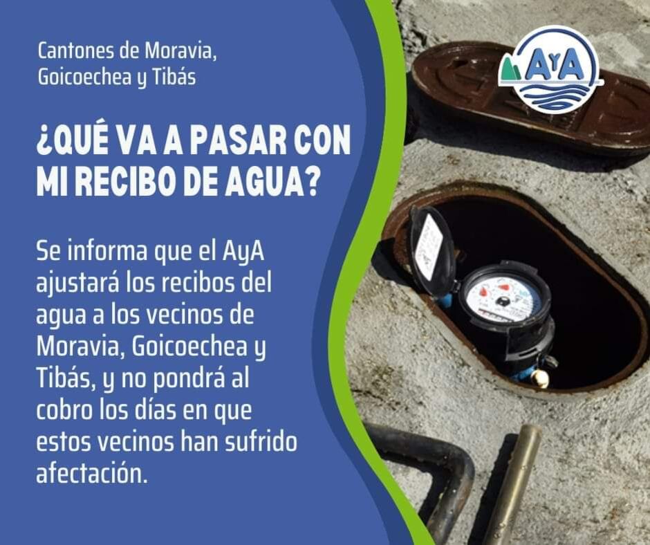 Agua con hidrocarburos. AyA dice que no cobrará días de afectación a vecinos de Tibás, Moravia y Goicoechea.