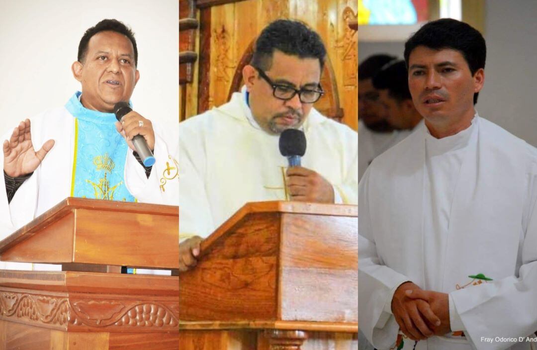 Sacerdotes expulsados de Nicaragua. Foto: Confidencial