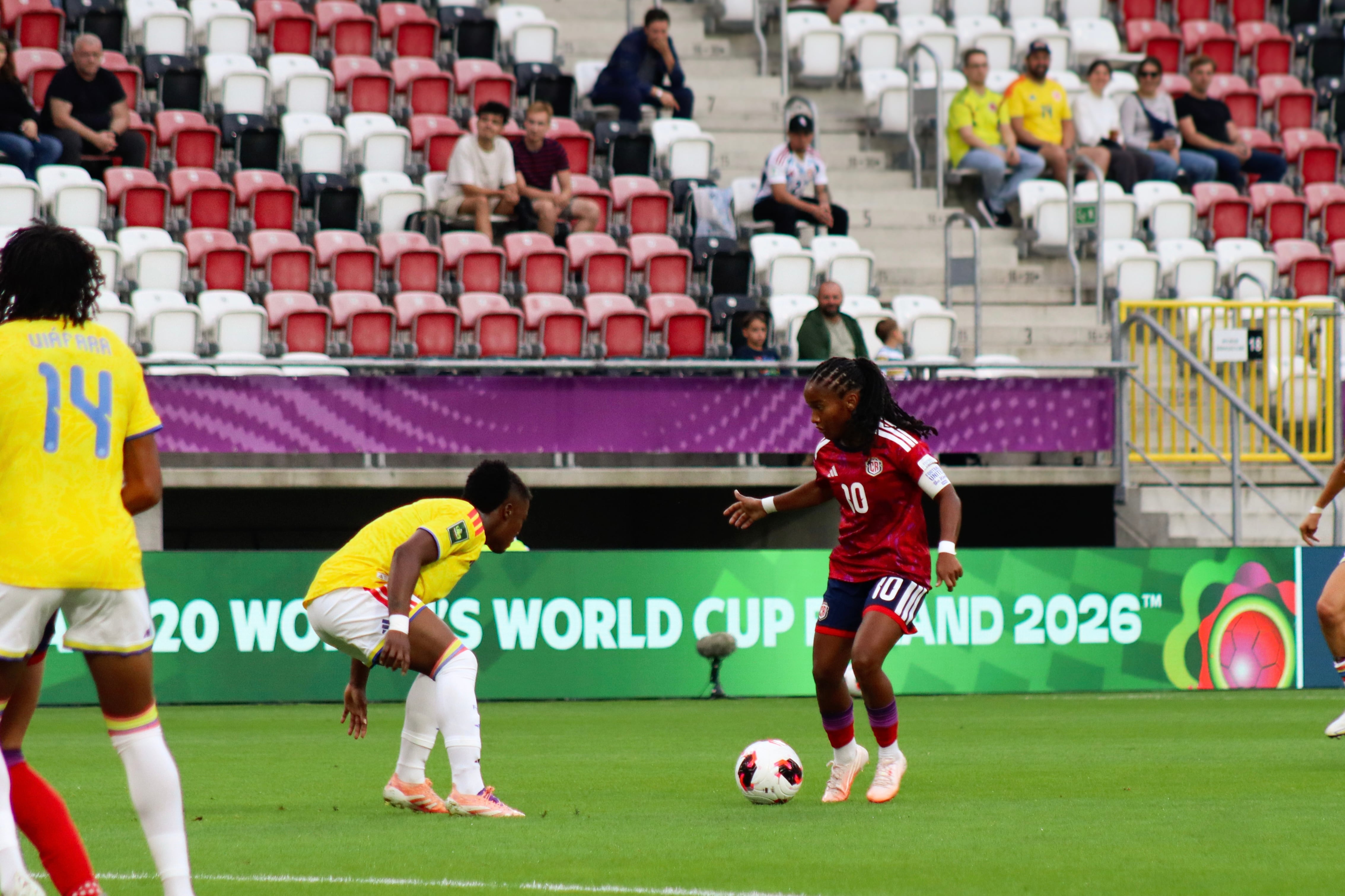 Costa Rica perdió contra Colombia en su debut en la Copa Mundial Femenina Sub-20.