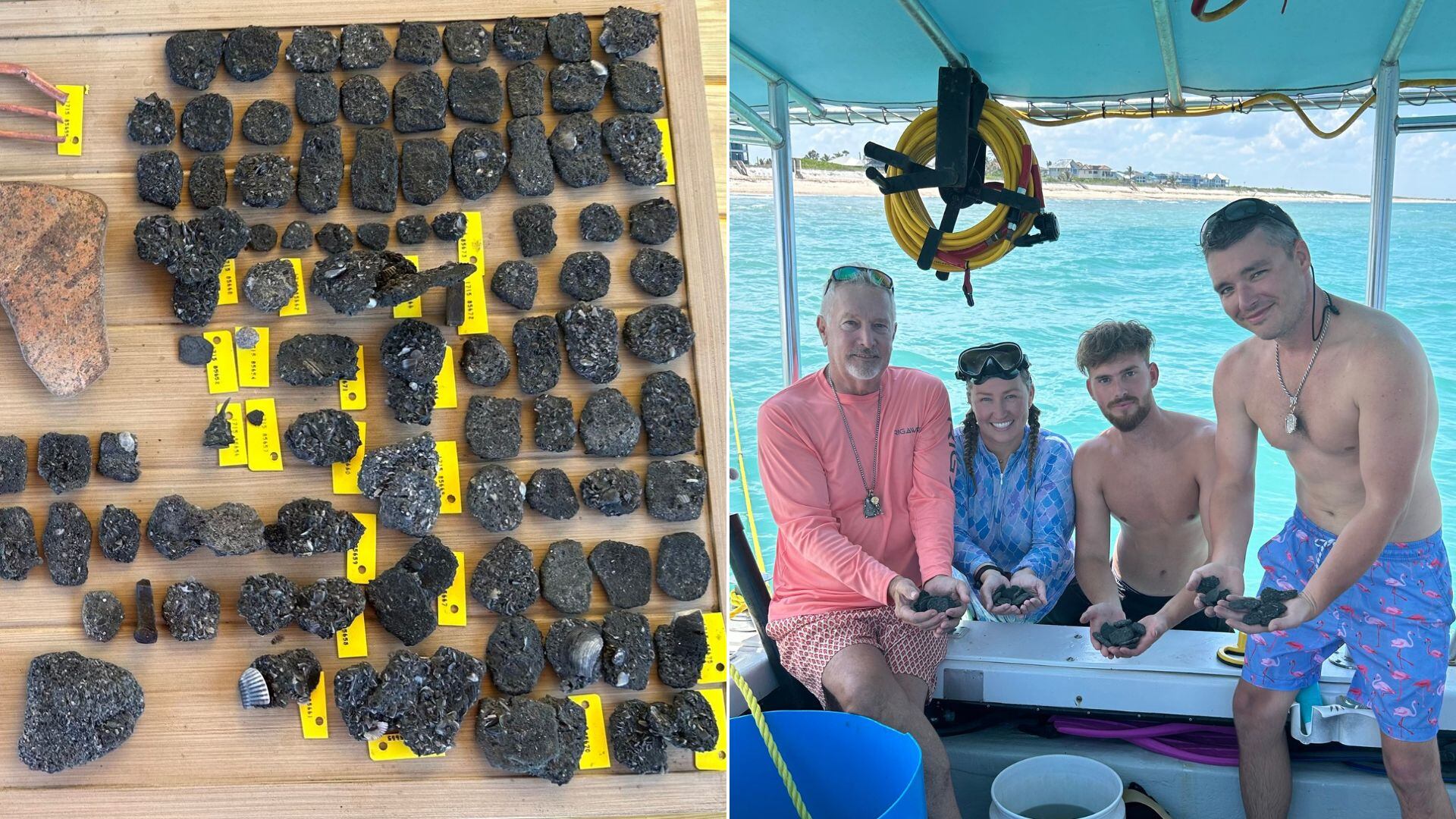 Descubren monedas de plata de la Flota de Indias de 1715 en Florida; se preparan para su conservación y estudio.