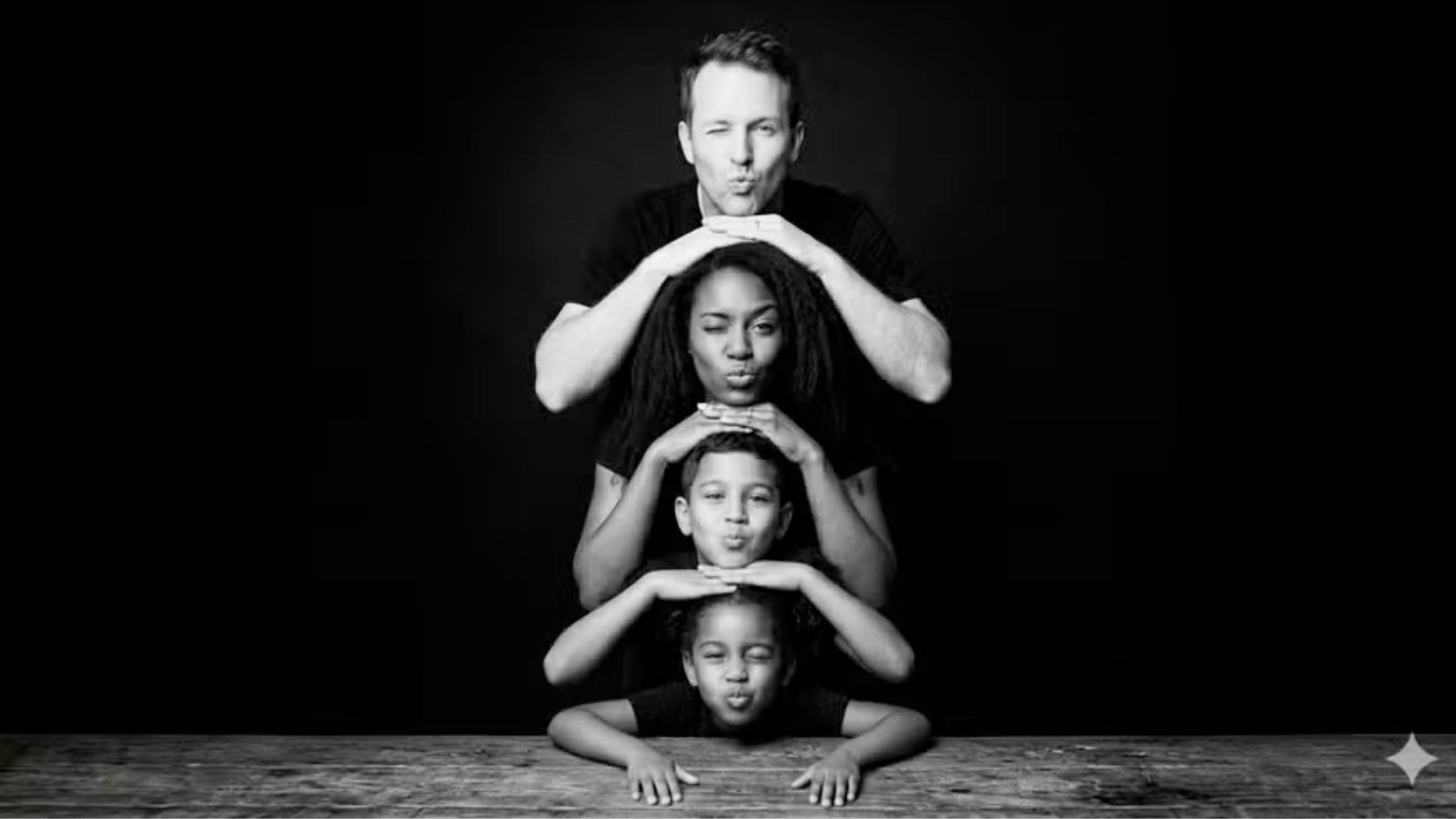 Gemini permite crear retratos familiares en blanco y negro con estilo profesional a partir de fotos comunes y prompts bien definidos.