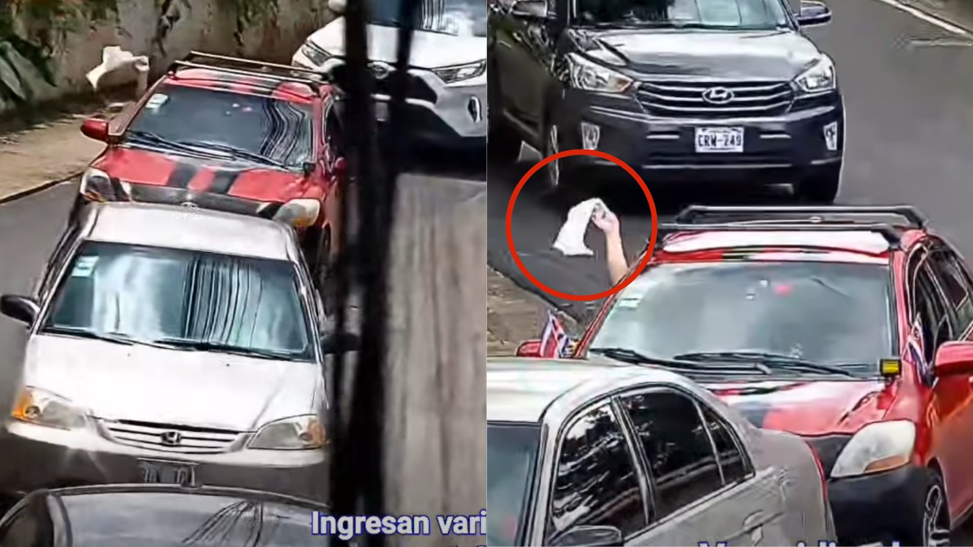 El uso de un pañuelo blanco ayudó a una mujer embarazada en Escazú. La señal alertó a la Policía, que escoltó al vehículo hasta el hospital.