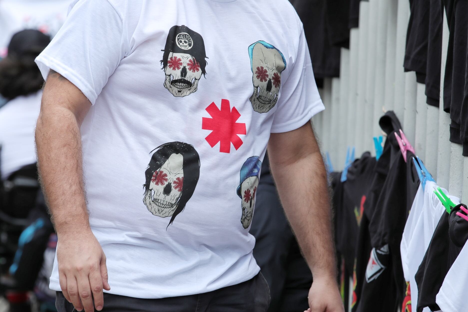 31/10/2023/ Recorrido mañanero previo al concierto de Red Hot Chili Peppers en el estadio Nacional / foto John Durán