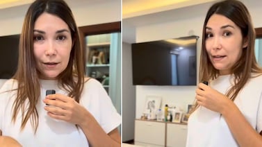 Ginnés Rodríguez muestra la cicatriz de su cirugía de columna y cuenta cómo vive su recuperación