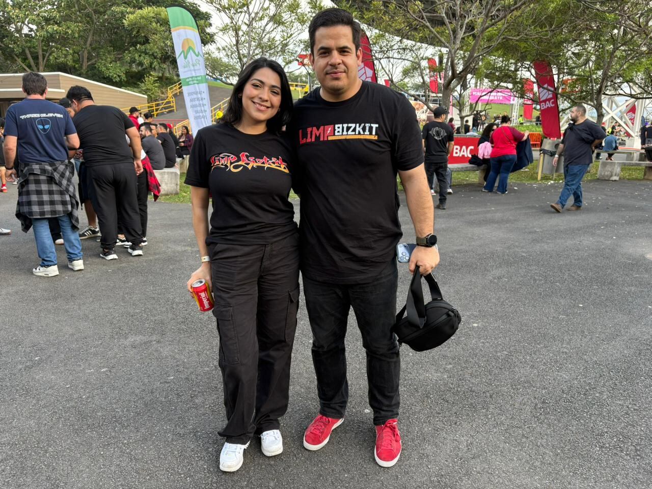 José Cañada y Daniela Mendieta viajaron este lunes desde Honduras para disfrutar del festival y quedarse unos días en el país.