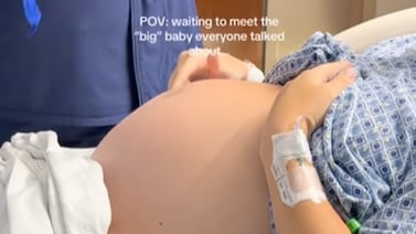 A una mujer embarazada le dicen que va a tener un ‘bebé gigante’, pero la realidad fue increíble