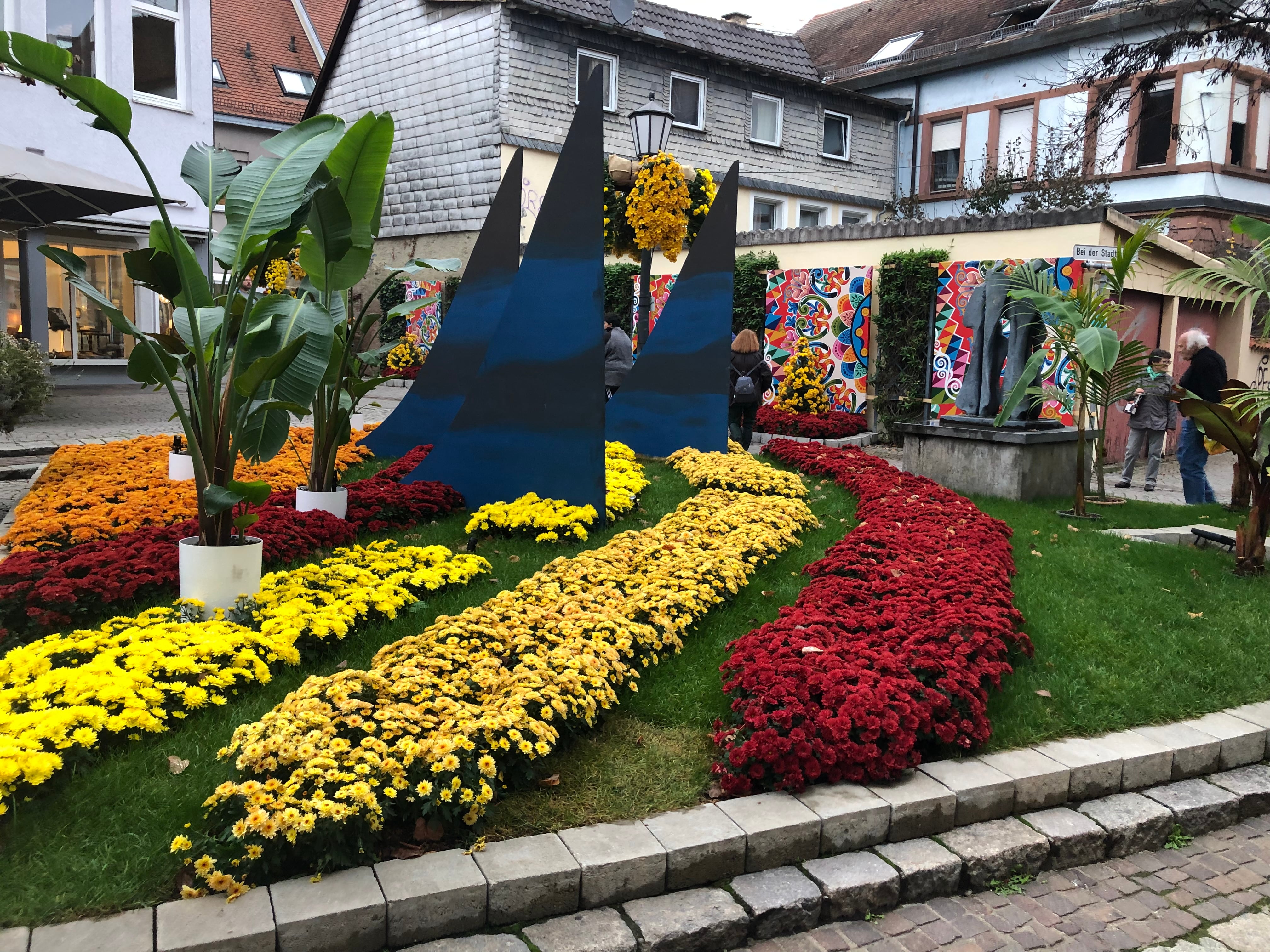 Lahr celebra un gran festival dedicado a los crisantemos.