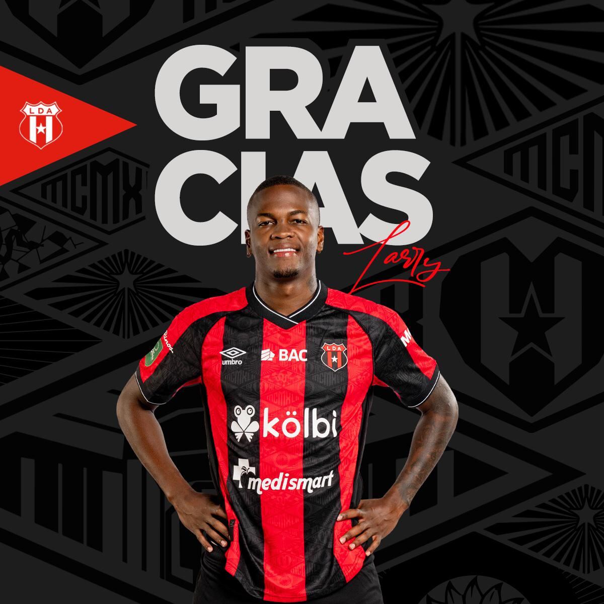 Larry Ángulo y Anderson Cardoso no seguirán en Alajuelense. Prensa LDA.