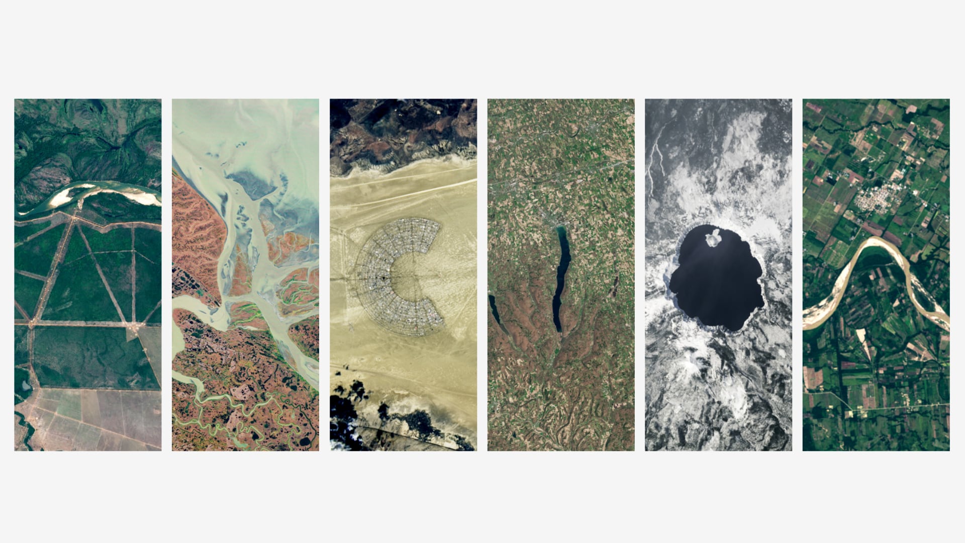 Con “Your Name in Landsat”, la NASA transforma nombres en composiciones hechas con imágenes reales captadas desde el espacio.