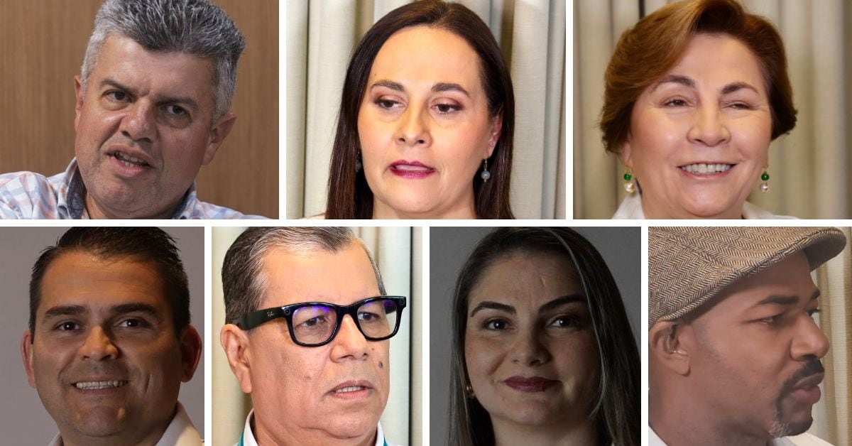 Candidatos a diputados del PLN