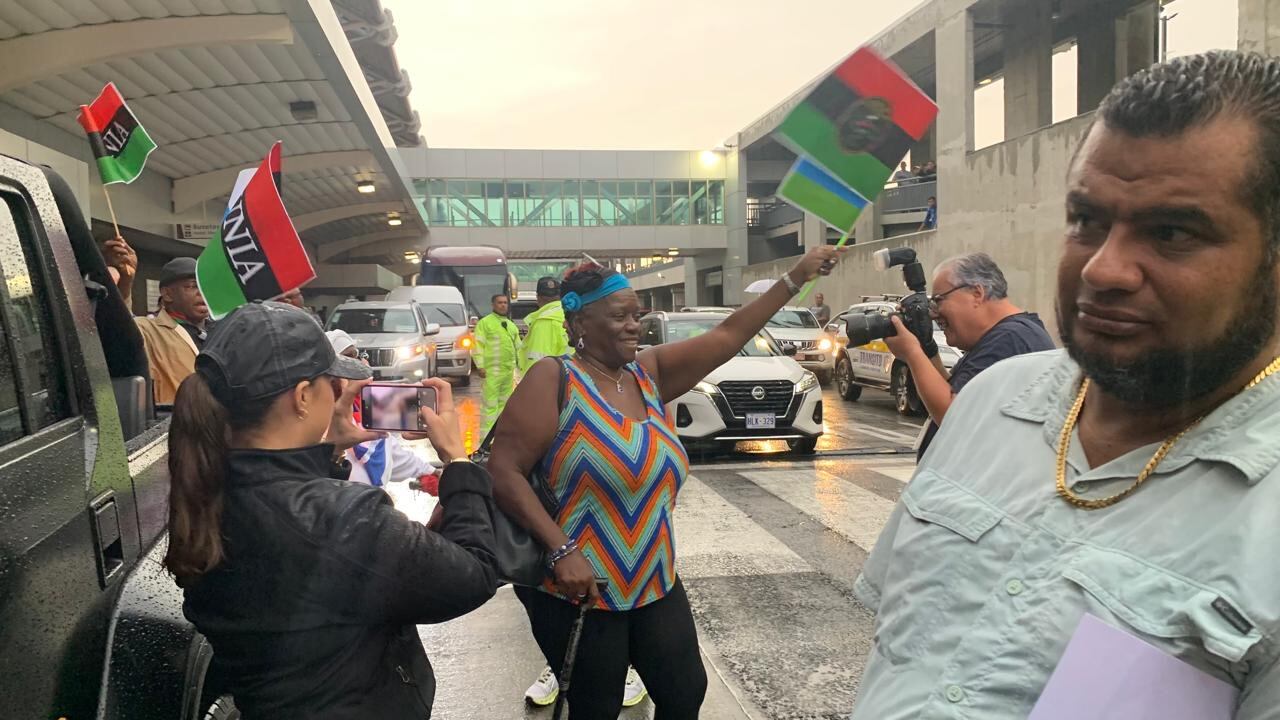 09/09/2024, alajuela, aeoropuerto Juan Santamaría, llegada al país de Sherman Guity