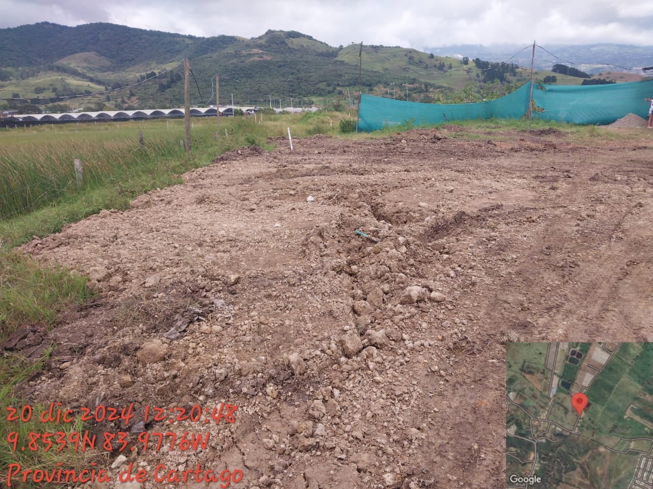 Obras en el humedal de Coris