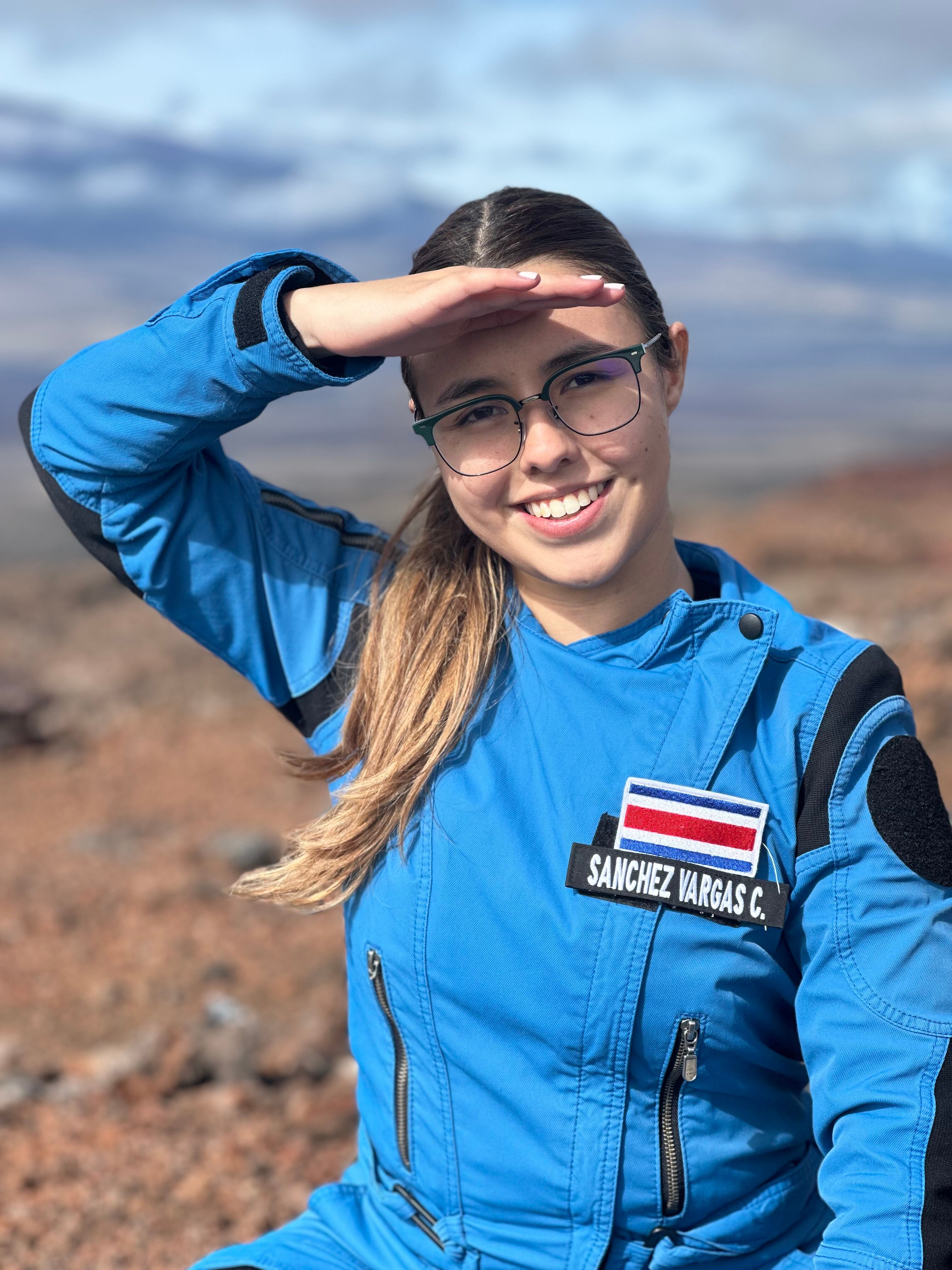 Catalina Sánchez Vargas también se formó como astronauta análoga.
Fotografía: Cortesía