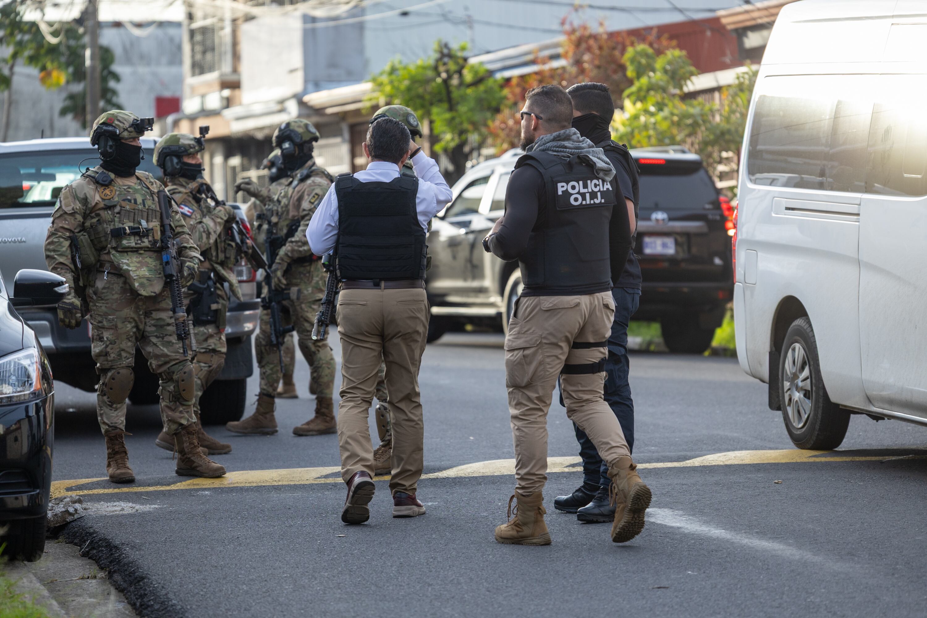 12/09/2025, San José, Leon XII, allanamientos por el caso del asesinato del nicaragüense de apellido Sancam.