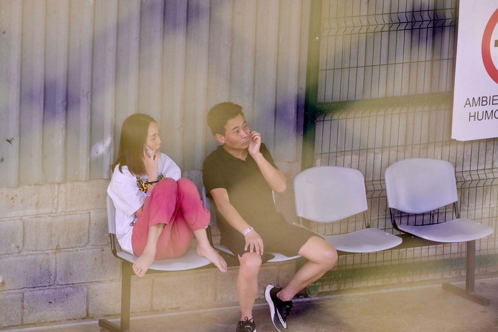 21/02/2025, Puntarenas, Ciudad Neilly, en el centro de Migración CATEM Centro de Atención a Migrantes en Ciudad Nelly Corredores de Puntarenas se encuentran los migrantes deportados de los Estados Unidos.