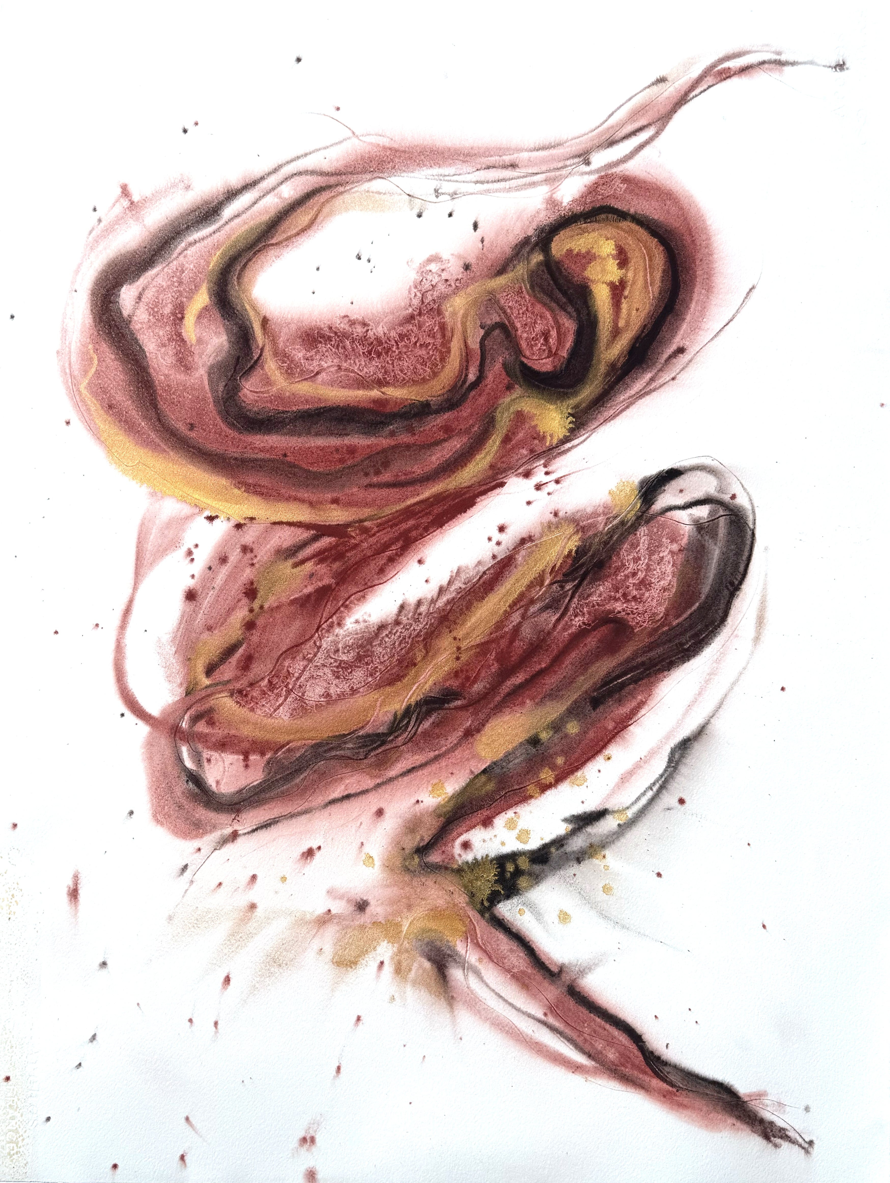 'Espíritu matérico' es una obra de la artista Magda Córdoba exhibida en la Galería UCR.