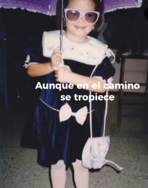 Fotos de María González de niña