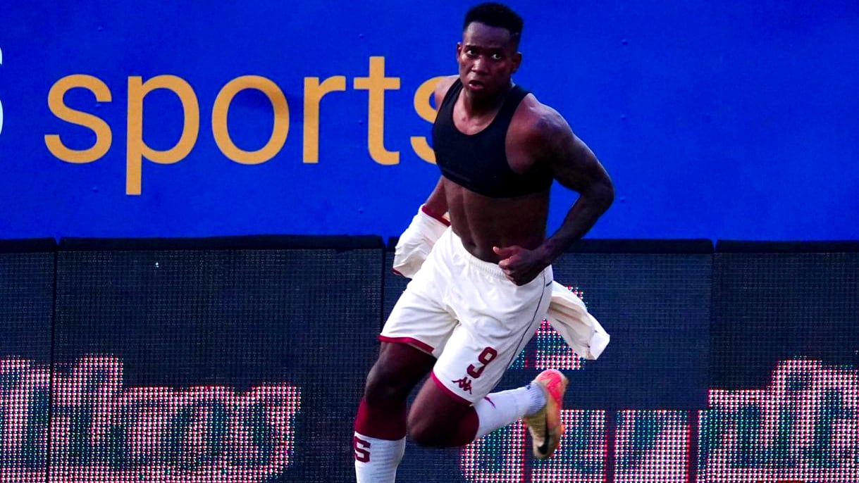 Tomas Rodriguez anoto el segundo tanto de los morados