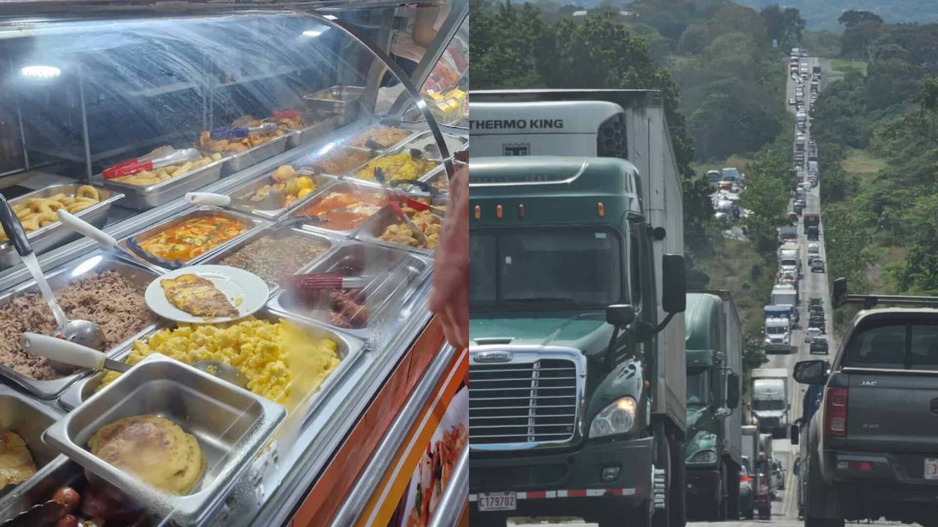 Comercios afectados por presas