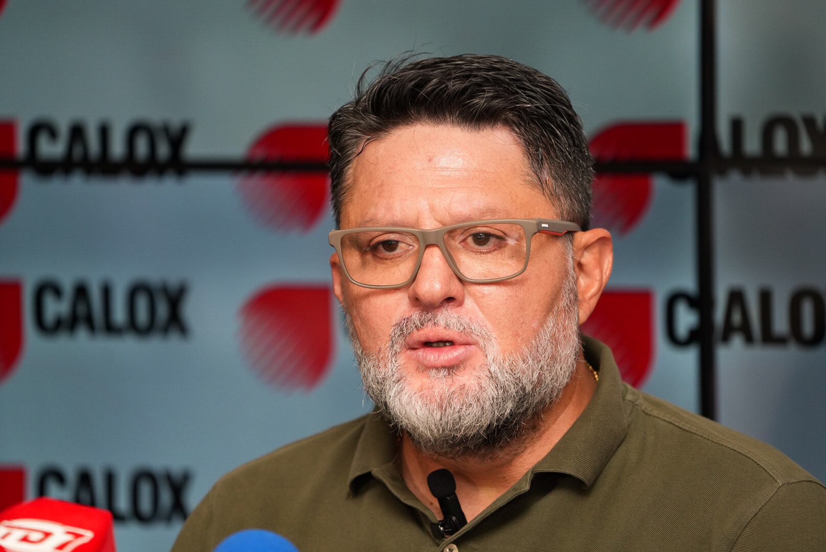 21/11/2025. Conferencia de prensa con Jafet Soto. Estadio Carlos Alvarado, Heredia.