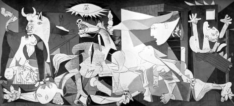 'Guernica' de Pablo Picasso, obra de 1937, en el Museo Reina Sofía.