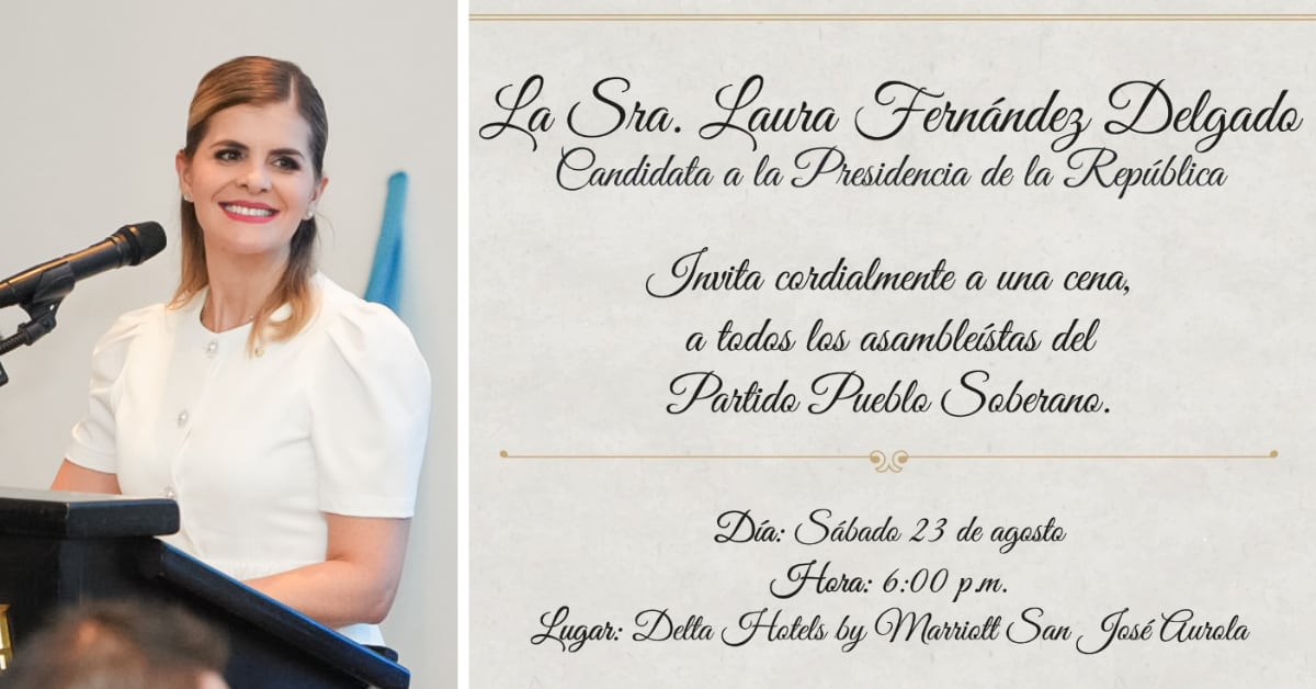 Laura Fernández, candidata presidencial del chavismo, organizó un convivio todo pagado para los delegados del Partido Pueblo Soberano (PPSO).