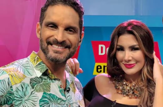 Montserrat del Castillo y Bismarck Méndez son compañeros de trabajo en canal 7