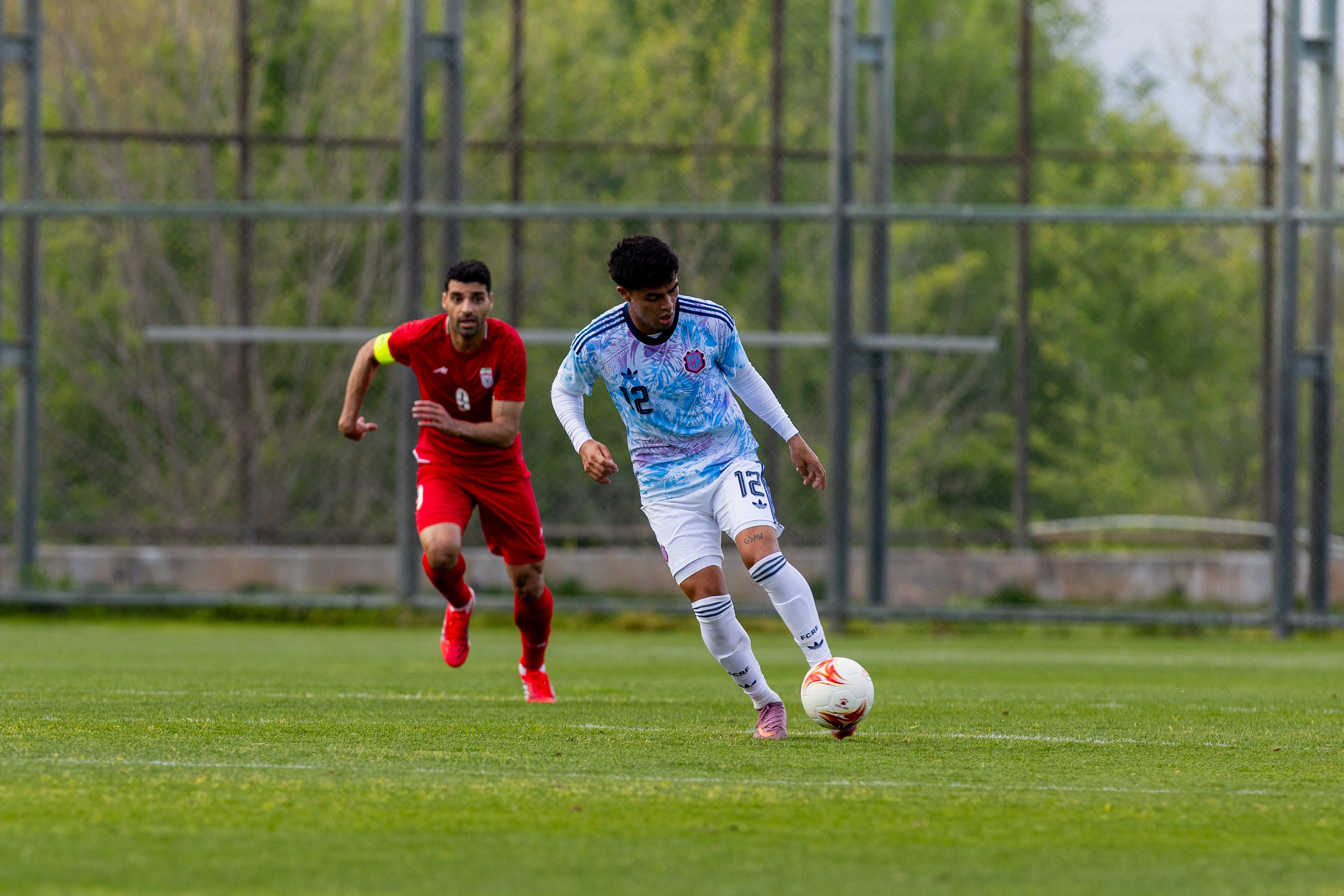 Andrey Soto volvió a ser titular con la Selección de Costa Rica.