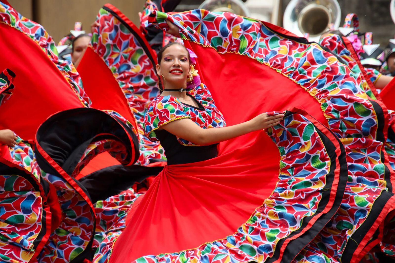 Imagen de los músicos de la Banda Comunal, que se presentará en el evento London New Year’s Day Parade.