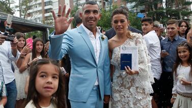 Carlos Tevez da el sí con maratónica boda de cuatro días, en dos países y con 260 invitados
