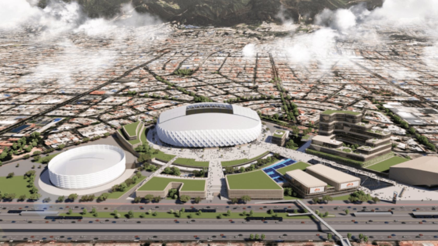 El nuevo estadio de Bogotá tendrá más de 50.000 asientos, techo retráctil y un distrito creativo de 167.000 m² para eventos deportivos y culturales.