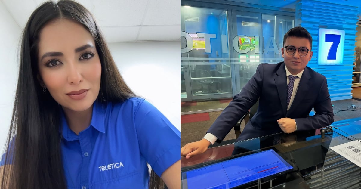 Valeria Martínez llegó a Teletica tras su paso por Multimedios mientras que Jason Ureña llegó luego de su paso por CRHoy.