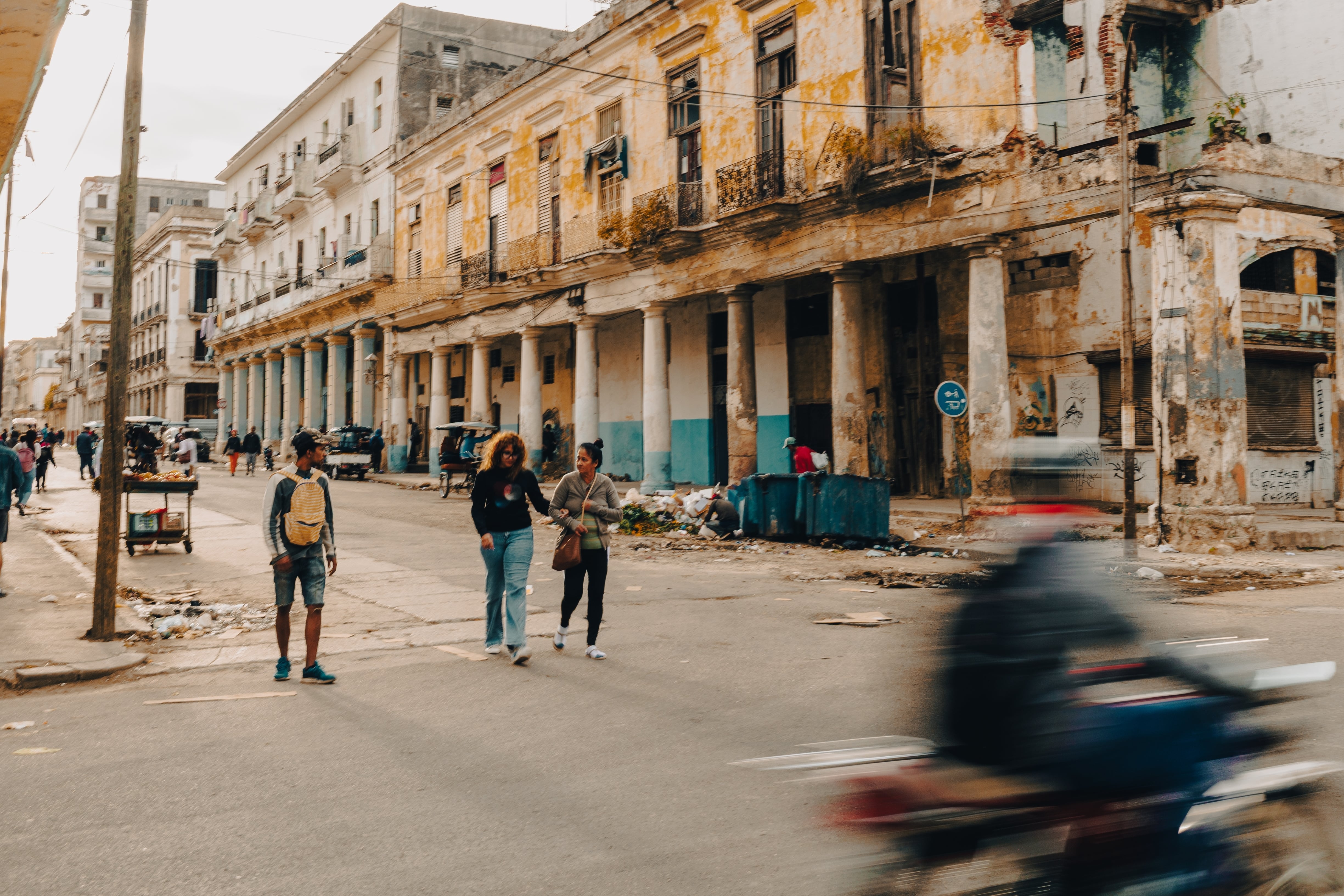 Una calle de La Habana, Cuba, fotografiada en enero anterior.