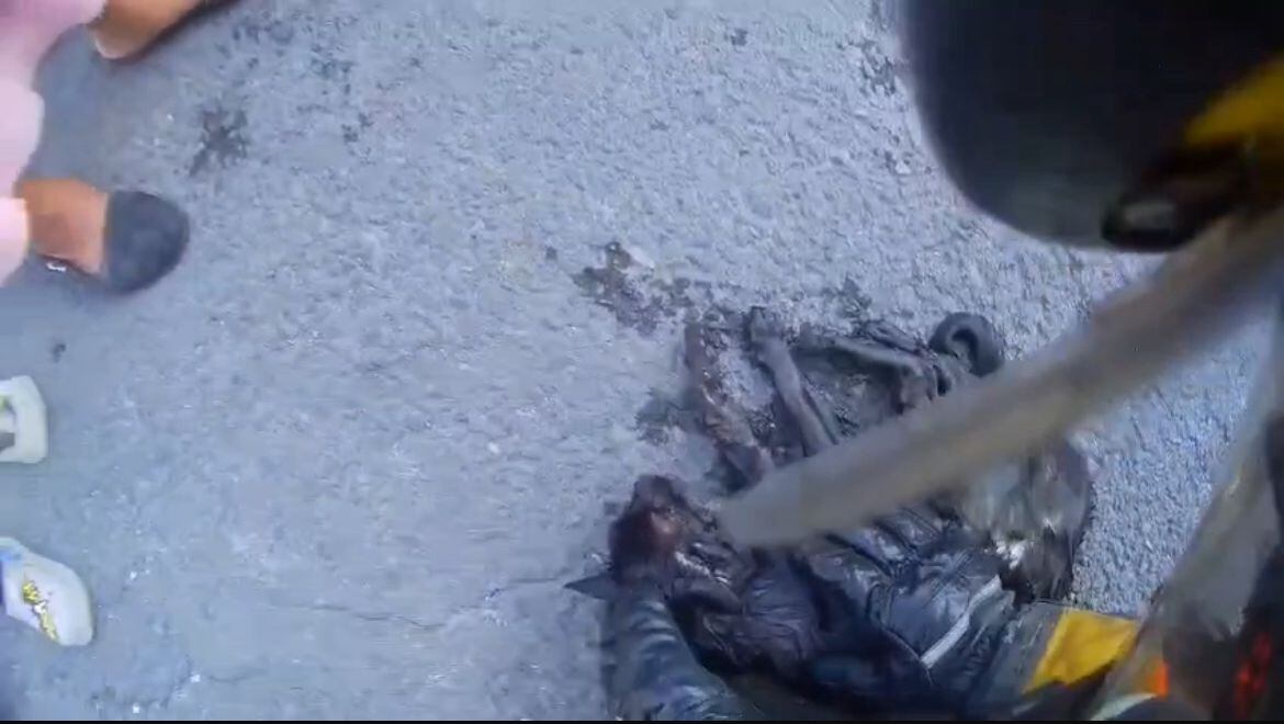 Bomberos rescató dos gatos durante incendio en La Carpio.