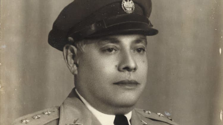 El Coronel Castellanos murió en 1977, en el anonimato. | FOTO: HERMANOS CASTELLANOS PARA LA NACIÓN.