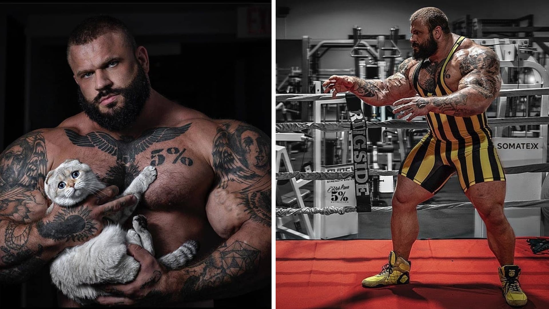 Illia Golem, fisicoculturista checo, murió a los 36 años. Conocido por su dieta extrema y grandes logros en el levantamiento de pesas.