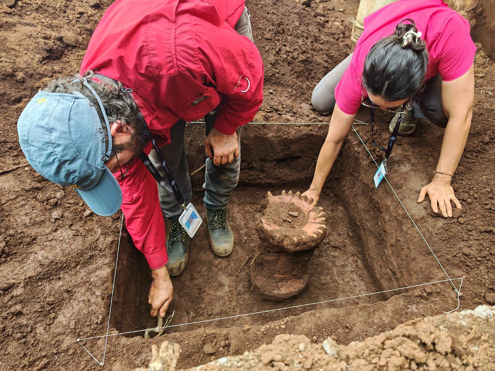 Los objetos serán limpiados, analizados y conservados en los laboratorios del Departamento de Antropología e Historia.