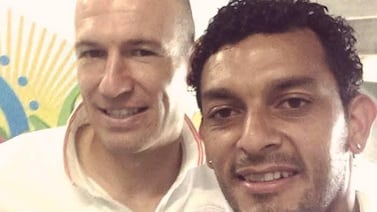 Michael Barrantes revela anécdota con Arjen Robben en el Mundial de Brasil 2014