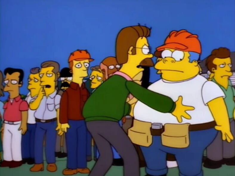 Episodio 'Huracán Neddy' de 'Los Simpson'.