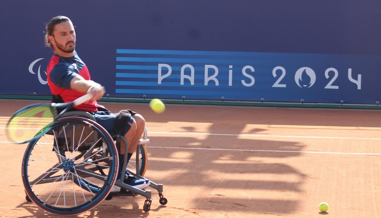 José Pablo Gil
Juegos Paralímpicos París 2024
Tenis en silla de ruedas
26 de agosto del 2024
Fotografía: Comité Paralímpico