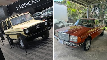 Museo temporal de Mercedes-Benz en Costa Rica reúne al papamóvil de Juan Pablo II, automóvil de Daniel Oduber y otros vehículos históricos
